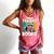 Raccoon Smutty Book Lover Spicy Romance Novels Women's Comfort Colors Tank Top Watermelon