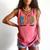 Read Your Heart Read Reading Librarian Book Across America Comfort Colors Tank Top Watermelon