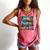 Reading And Bookcase Magic Book Premium Comfort Colors Tank Top Watermelon