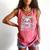 Readsalotl Axolotl Reading Book Bookworm Comfort Colors Tank Top Watermelon