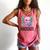 Readsolotl Cute Axolotl Reading Book Kawaii Pink Aesthetic Comfort Colors Tank Top Watermelon