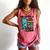 Respect Elders Cellphone Pushing Books In a Wheelchair Comfort Colors Tank Top Watermelon