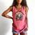 Retro I Just Want To Read Books And Pet Cats Cat Comfort Colors Tank Top Watermelon