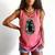 Salem Witch Book Club Cat Reading Witchy Halloween Men Comfort Colors Tank Top Watermelon