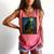 Van Gogh Starry Night Art Cat And Book Lovers Premium Tri-Blend Comfort Colors Tank Top Watermelon