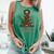 All Booked For Christmas Book Tree Book Lover Teacher Comfort Colors Tank Top Violet
