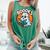 BOOOKS Cute Ghost Reading Books Halloween Comfort Colors Tank Top Violet