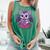 Cute Pastel Goth Bat Reading Book Comfort Colors Tank Top Violet