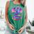 Fantasy Dragon Reading Books Bookworm Comfort Colors Tank Top Violet