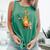 Giraffe Reading Tea Books Coffee Book Lover Graphic Comfort Colors Tank Top Violet