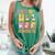 HUGvyn Happy 100 Days Of School Teacher Goose Preppy Books Comfort Colors Tank Top Violet