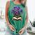 Irises Flowers Book Iris Floral Comfort Colors Tank Top Violet