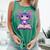 Kawaii Axolotl Cute Axolotls Reading Book Comfort Colors Tank Top Violet