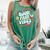 Library Book Fair Vibe Groovy Retro School Reading Nostalgic Comfort Colors Tank Top Violet