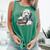 Old English Sheepdog Books Reading Dog Breed Graphic Comfort Colors Tank Top Violet
