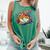 Open Book With Colorful Floral Reading Magic Comfort Colors Tank Top Violet