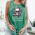Psychological Thriller Reader Fan Skull Flowers Books Comfort Colors Tank Top Violet