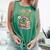 Raccoon Books Reading Flowers Comfort Colors Tank Top Violet