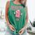 Read 'Em Western Cowgirl Retro Groovy Reading Books Comfort Colors Tank Top Violet