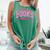 Retro Pink Coquette Bow Valentine Book Lover Varsity Comfort Colors Tank Top Violet