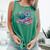 Turtle Bookworm Reading Book Bookworm Book Nerd Cute Graphic Comfort Colors Tank Top Violet