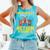 Action Figure Collector Comic Books Comfort Colors Tank Top Light Green