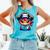 Adorable Book Lover Pirate With Reading Glasses Cute Comfort Colors Tank Top Light Green