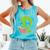 Alien Reading Book Believe In Yourself Kids Women Men Comfort Colors Tank Top Light Green