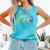 Anti Social Book Club Go Away I'm Reading Book Tie Dye Comfort Colors Tank Top Light Green