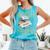 Book Adventure Library Student Teacher Book Comfort Colors Tank Top Light Green