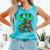 Book Dragon Reading Fantasy Comfort Colors Tank Top Light Green