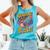 Book Lover Kids And Adults Reading Is a Blast Rocket Ship Comfort Colors Tank Top Light Green