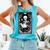 Book Lover The Reader Tarot Card Skeleton Reading Comfort Colors Tank Top Light Green Book Lover The Reader Tarot Card Skeleton Reading Comfort Colors Tank Top Light Green