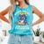 Books Are My Greatest Treasure Kawaii Dragon Reading Books Comfort Colors Tank Top Light Green