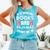 Books Pajamas Read Reading Book Librarian Women Girls Comfort Colors Tank Top Light Green