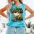 Bookworm If It Involves Books And Tea Lover Reading Premium Tri-Blend Comfort Colors Tank Top Light Green