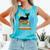 Cat And Books Retro Midcentury Mid Century Aesthetic Comfort Colors Tank Top Light Green