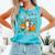 Cat Fall In Love With Reading Book Lover Autumn Comfort Colors Tank Top Light Green