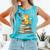 Cat Reading Books Comfort Colors Tank Top Light Green