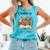 Chapter 11 Years Old 11th Birthday Wildflower Book Lover Comfort Colors Tank Top Light Green