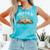 Chapter 21 Years Old 21st Birthday Wildflower Book Lover Premium Tri-Blend Comfort Colors Tank Top Light Green