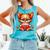 Chihuahua Reading a Book Dog Comfort Colors Tank Top Light Green