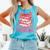 Coquette Bow All Booked For Valentines Teacher Book Comfort Colors Tank Top Light Green