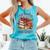 Cozy Readers Book Society Fall Autumn Floral Pumpkin Season Comfort Colors Tank Top Light Green