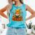 Cute Autumn Gnome Reading Pumpkin Book Lover Comfort Colors Tank Top Light Green Cute Autumn Gnome Reading Pumpkin Book Lover Comfort Colors Tank Top Light Green