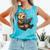 Cute Book Sea Otter Comfort Colors Tank Top Light Green