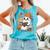 Cute Cozy Ghost Reading With Cat Book Lover Autumn Fall Comfort Colors Tank Top Light Green