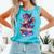 Cute Dragon Read Books Be Kind Stay Weird Book Lover Comfort Colors Tank Top Light Green