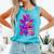 Cute Dragon Reading Books Bookworm Comfort Colors Tank Top Light Green