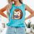 Cute Hedgehog Book Lover Readers Animal Reading Comfort Colors Tank Top Light Green